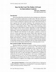 Research paper thumbnail of Ban On Beef And The Politics Of Food: An Intercultural Analysis