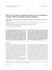 Research paper thumbnail of Effects of water stress on antioxidant enzymes of leaves and nodules of transgenic alfalfa overexpressing superoxide dismutases