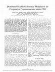 Research paper thumbnail of Distributed Double-Differential Modulation for Cooperative Communications Under CFO