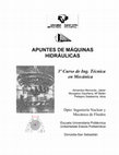 Research paper thumbnail of APUNTES DE MÁQUINAS HIDRÁULICAS