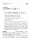 Research paper thumbnail of Evaluation of the Hypoglycemic Properties of Anacardium humile Aqueous Extract