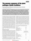 Research paper thumbnail of The genome sequence of the plant pathogen Xylella fastidiosa