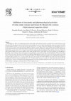 Research paper thumbnail of Inhibition of enzymatic and pharmacological activities of some snake venoms and toxins by Mandevilla velutina (Apocynaceae) aqueous extract