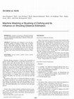 Research paper thumbnail of Machine washing or brushing of clothing and its influence on shooting distance estimation