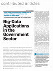 Research paper thumbnail of Big-Data Applications in the Government Sector