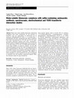 Research paper thumbnail of Water-soluble titanocene complexes with sulfur-containing aminoacids: synthesis, spectroscopic, electrochemical and Ti(IV)–transferrin interaction studies