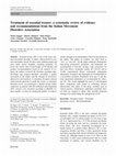 Research paper thumbnail of Treatment of essential tremor: a systematic review of evidence and recommendations from the Italian Movement Disorders Association