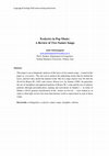 Research paper thumbnail of Ecolyrics in pop music: A review of two nature songs