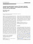 Research paper thumbnail of Antennal electrophysiological responses of the giant swallowtail butterfly, Papilio cresphontes, to the essential oils of Zanthoxylum clava-herculis and related plants