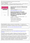 Research paper thumbnail of Explicating Students' Personal Professional Theories in Vocational Education through Multi-method Triangulation