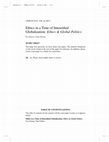 Research paper thumbnail of Ethics in a Time of Intensified Globalization