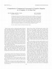 Research paper thumbnail of Comprehensive Computerized Assessment of Cognitive Sequelae of a Complete 12–16 Hour Fast