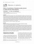 Research paper thumbnail of Effects of sensitization of trigeminovascular neurons to triptan therapy during migraine