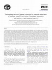 Research paper thumbnail of Anti-migraine action of triptans is preceded by transient aggravation of headache caused by activation of meningeal nociceptors