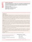 Research paper thumbnail of Sex differences in rectus femoris morphology across different knee flexion positions