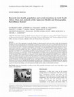 Research paper thumbnail of Research into health, population and social transitions in rural South Africa: Data and methods of the Agincourt Health and Demographic Surveillance System