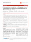 Research paper thumbnail of Molecular characterization and phylogenetics of Fennoscandian cowpox virus isolates based on the p4c and atip genes