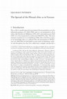 Research paper thumbnail of The Spread of the Phrasal clitic sa in Faroese 01 the spread of the Phrasal clitic sa in Faroese