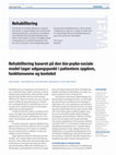 Research paper thumbnail of [Rehabilitation based on the bio-psychosocial model concerns health condition, functioning and contextual factors.]