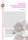 Research paper thumbnail of Playing Dead: On Part-time Transvestism, Digital Semblance and Drag Feminism