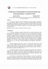 Research paper thumbnail of Classification of Analog Modulated Communication Signals using Clustering Techniques: A Comparative Study