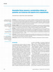 Research paper thumbnail of Anomalías físicas menores y características clínicas en pacientes con trastornos del espectro de la esquizofrenia