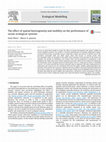 Research paper thumbnail of The effect of spatial heterogeneity and mobility on the performance of social–ecological systems