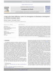 Research paper thumbnail of A high order finite-difference solver for investigation of disturbance development in turbulent boundary layers