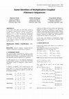 Research paper thumbnail of Some Identities of Multiplicative Coupled Fibonacci Sequences