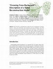 Research paper thumbnail of Growing trees backwards": description of a stand reconstruction model