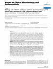 Research paper thumbnail of Etiology and antibiotic resistance patterns of community-acquired urinary tract infections in J N M C Hospital Aligarh, India