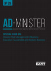 Research paper thumbnail of Editorial. Special issue on Disaster Risk Management & Business Education: Sustainable and Resilient Business