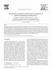 Research paper thumbnail of Pervaporation of ketazine aqueous layer in production of hydrazine hydrate by peroxide process