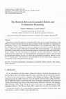 Research paper thumbnail of The Relation Between Essentialist Beliefs and Evolutionary Reasoning