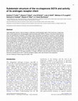 Research paper thumbnail of Subdomain structure of the co-chaperone SGTA and activity of its androgen receptor client