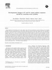 Research paper thumbnail of Developmental changes in P1 and N1 central auditory responses elicited by consonant-vowel syllables