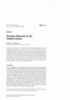 Research paper thumbnail of Policing migration in the Mediterranean