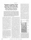 Research paper thumbnail of Henshilwood et al 2002. Emergence of Modern Human Behavior: Middle Stone Age Engravings from South Africa. Science