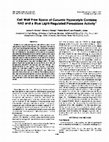 Research paper thumbnail of Cell Wall Free Space of Cucumis Hypocotyls Contains NAD and a Blue Light-Regulated Peroxidase Activity