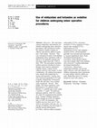 Research paper thumbnail of Use of midazolam and ketamine as sedation for children undergoing minor operative procedures