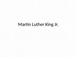 Research paper thumbnail of Martin Luther King Jr