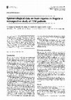 Research paper thumbnail of Epidemiological data on burn injuries in Angola: a retrospective study of 7230 patients