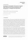 Research paper thumbnail of Development and Uptake of Scenarios to Support Water Resources Planning, Development and Management – Examples from South Africa