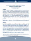 Research paper thumbnail of CLASIFICACIÓN INTERNACIONAL DEL FUNCIONAMIENTO, LA DISCAPACIDAD Y LA SALUD (CIF): UN MODELO PARA LA EVOLUCIÓN CONCEPTUAL Y CLÍNICA EN SALUD MENTAL