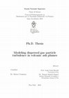 Research paper thumbnail of Modeling dispersed gas–particle turbulence in volcanic ash plumes