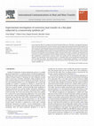 Research paper thumbnail of Experimental investigation of convective heat transfer of Al 2O 3/water nanofluid in circular tube