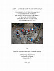 Research paper thumbnail of Cabin 1 at the Bulow Plantation (8FL7): Final Results of the 2014 and 2015 University of Florida Archaeological Field Schools at the Bulow Plantation Historic Ruins State Park (Flagler County, FL)