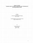 Research paper thumbnail of Japanese Tourism: Exploring Anime as a Cultural Ambassador and as a Mechanism for Increasing Inbound Tourism