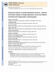 Research paper thumbnail of Expression patterns of cardiac myofilament proteins: genomic and protein analysis of surgical myectomy tissue from patients with obstructive hypertrophic cardiomyopathy