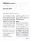 Research paper thumbnail of hi2 - 1 , A QTL which improves harvest index, earliness and alters metabolite accumulation of processing tomatoes